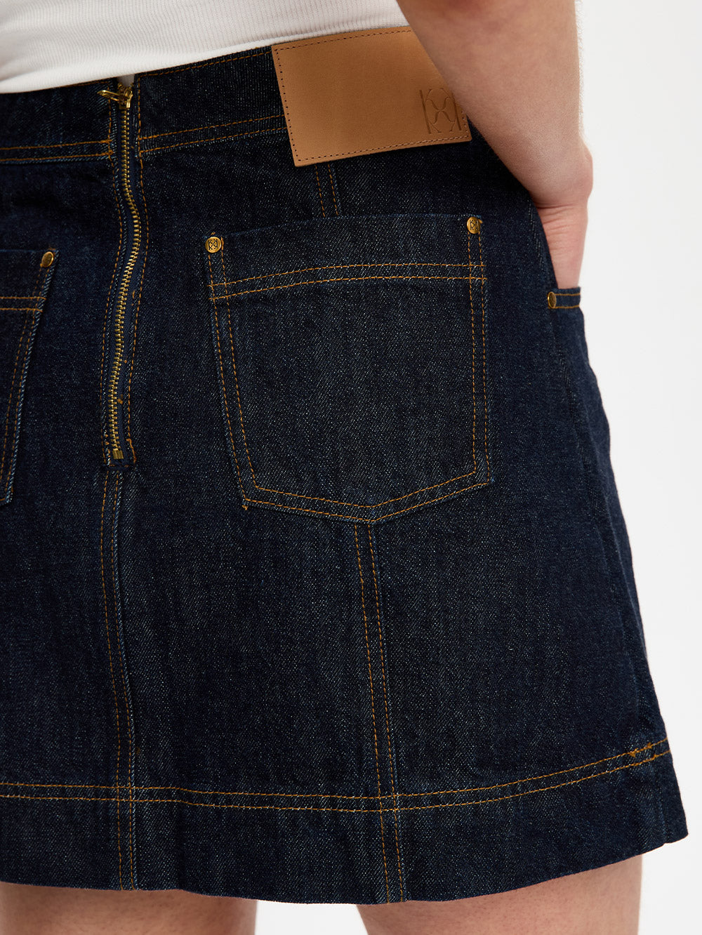 Immy Denim Mini Skirt Kivari