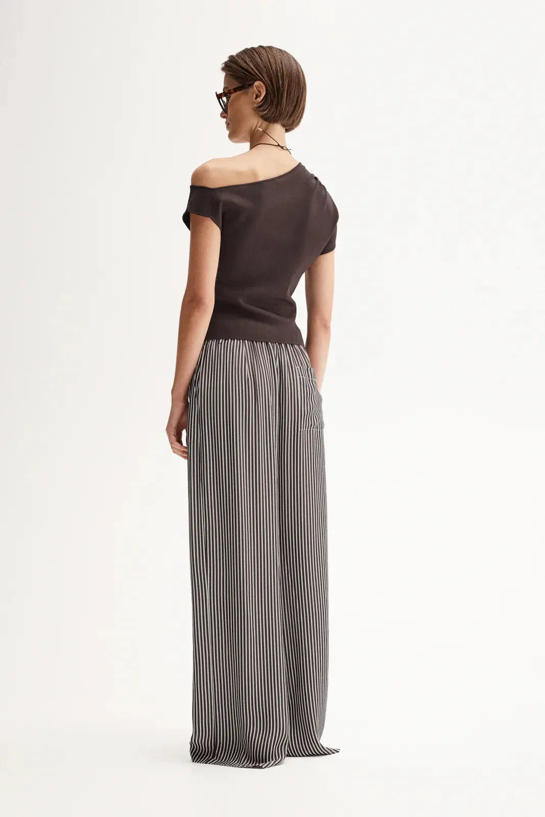 Serena Knit Top in Chocolate Elka Collective
