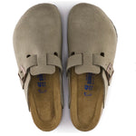 Boston SFB Taupe Suede Leather - Regular Fit Birkenstock