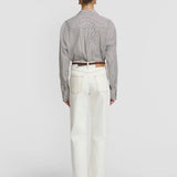 Trinity Shirt in Brown Stripe