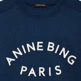 Jaylin Tee Paris in Washed Navy