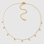 Zahara Gold Necklace Cloth Lifestyle Boutique