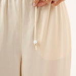 Miles Pant in Ivory Roame