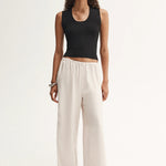 Mina Pant in Ivory Elka Collective