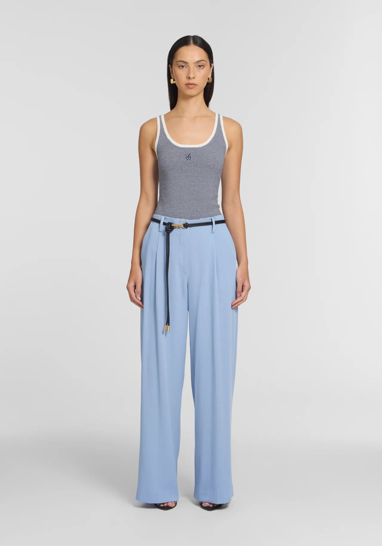 Chronicle Tank in Navy Stripe Viktoria + Woods