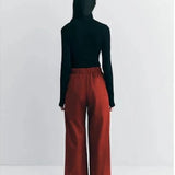 Summit Rib Turtleneck in Black Viktoria + Woods