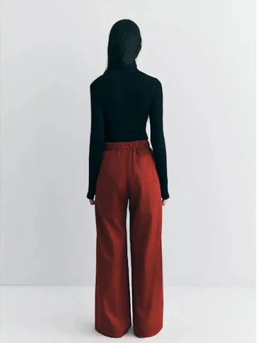 Summit Rib Turtleneck in Black Viktoria + Woods