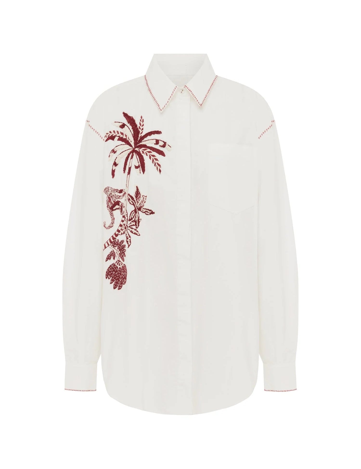 Odie Embroidered Shirt Alemais