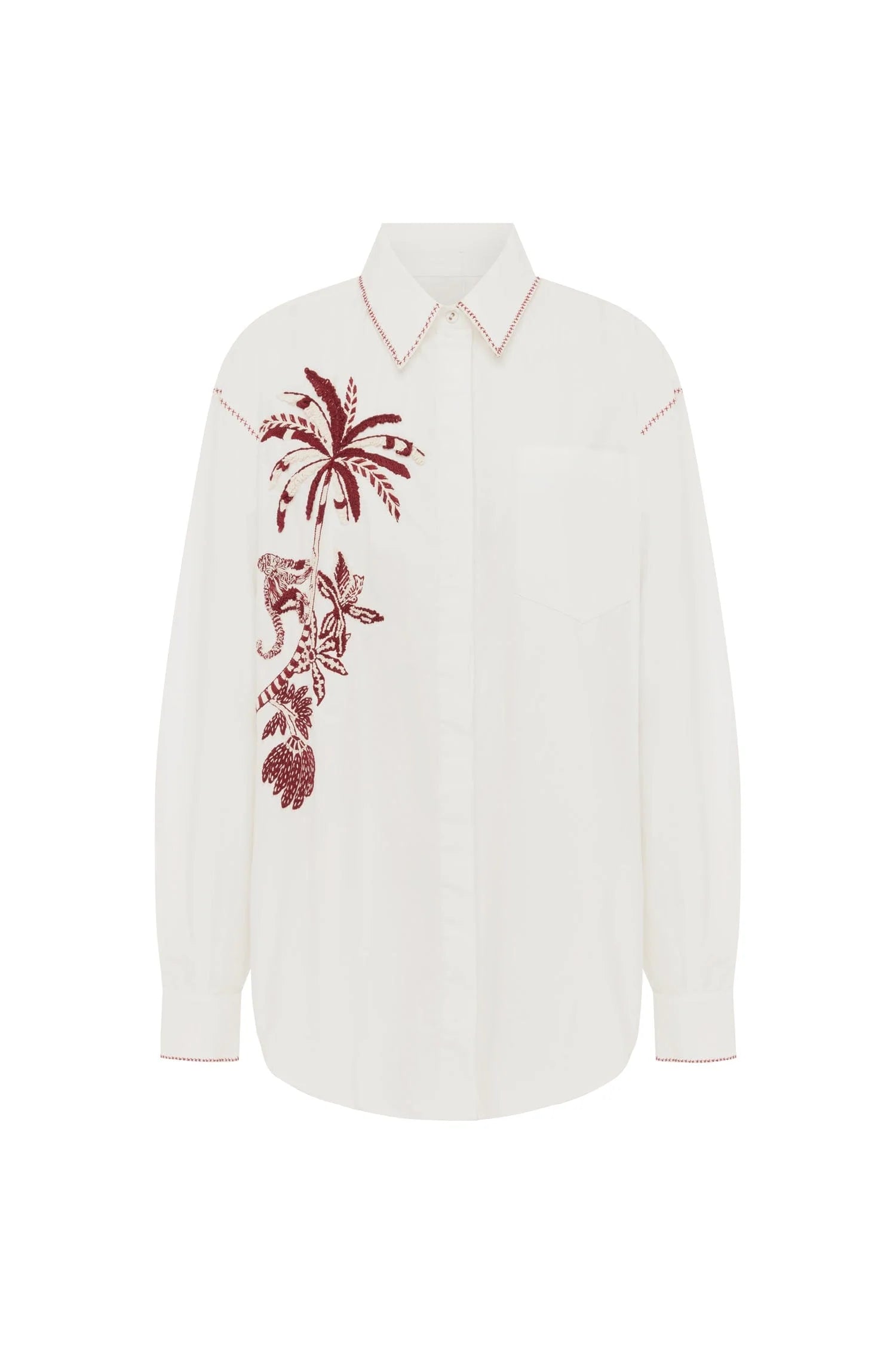 Odie Embroidered Shirt Alemais