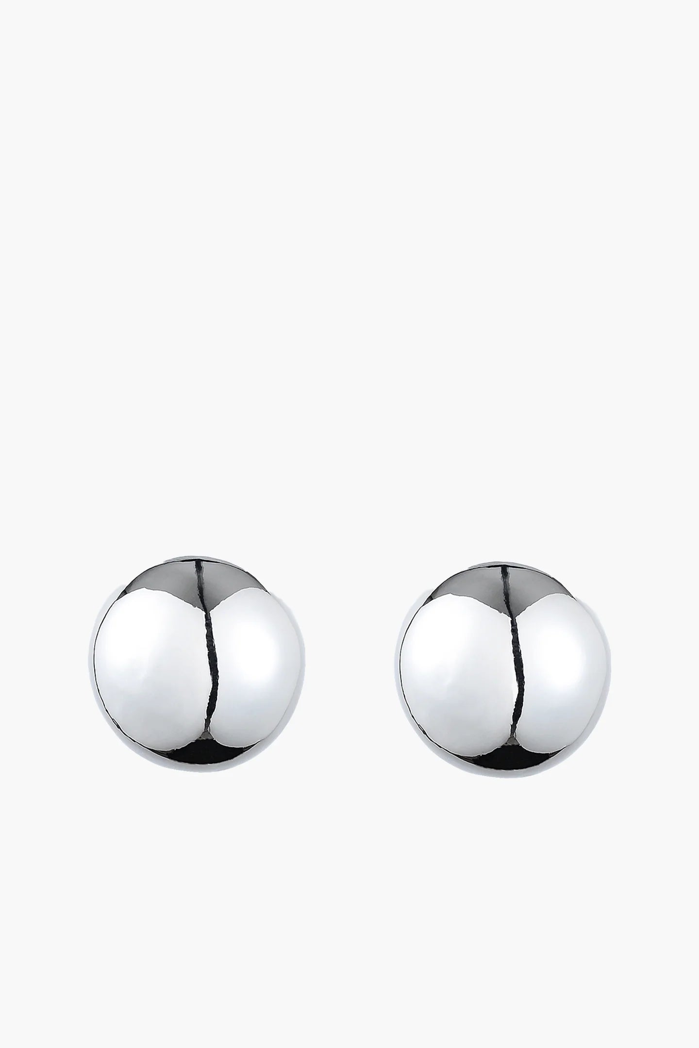 Domed Earring in Gunmetal Anna Rossi