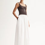 Persi Tank in Chocolate Elka Collective