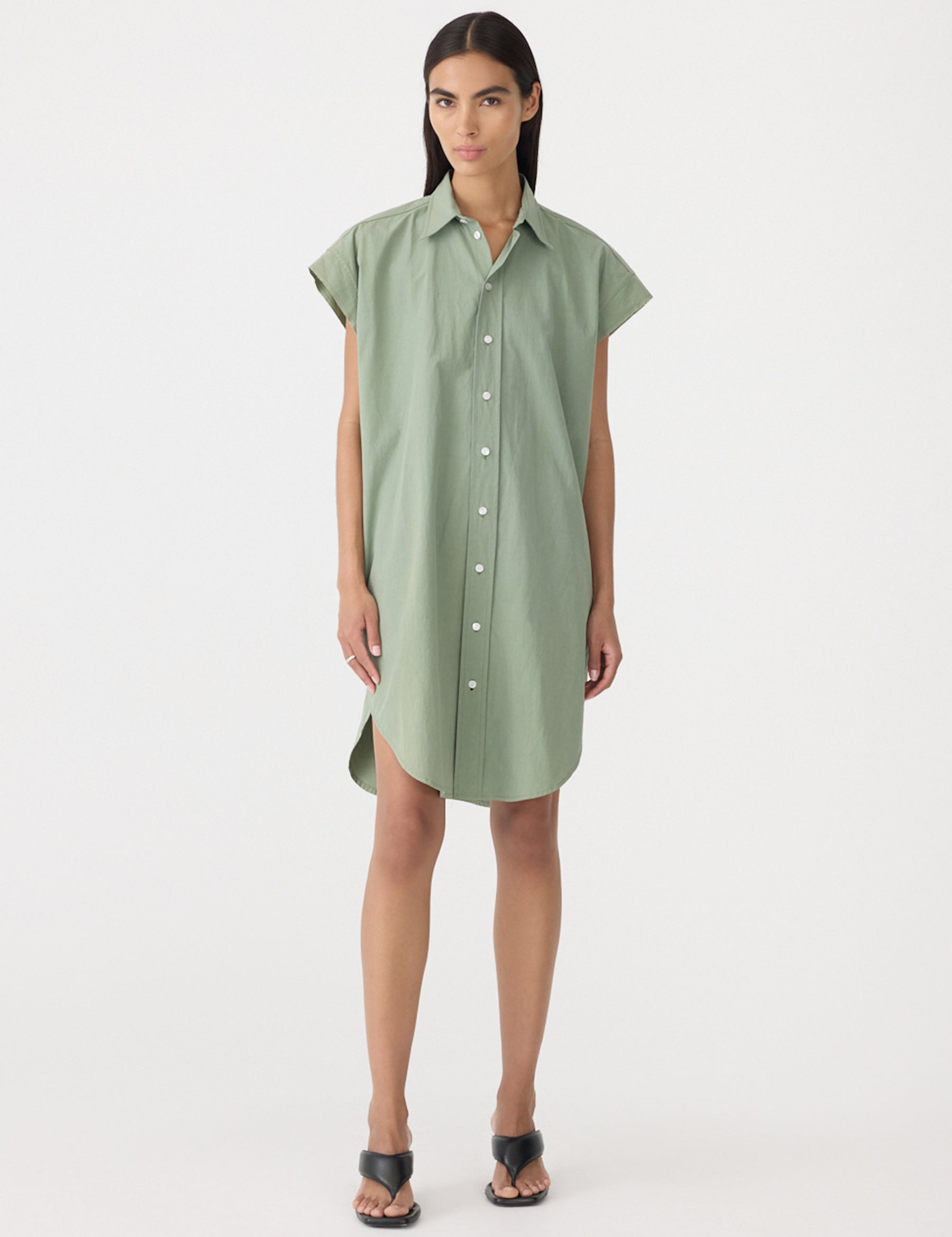 Crushed Cotton Dress Bassike