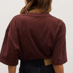 Jonas Boyfriend Tee in Ember Bayse Brand