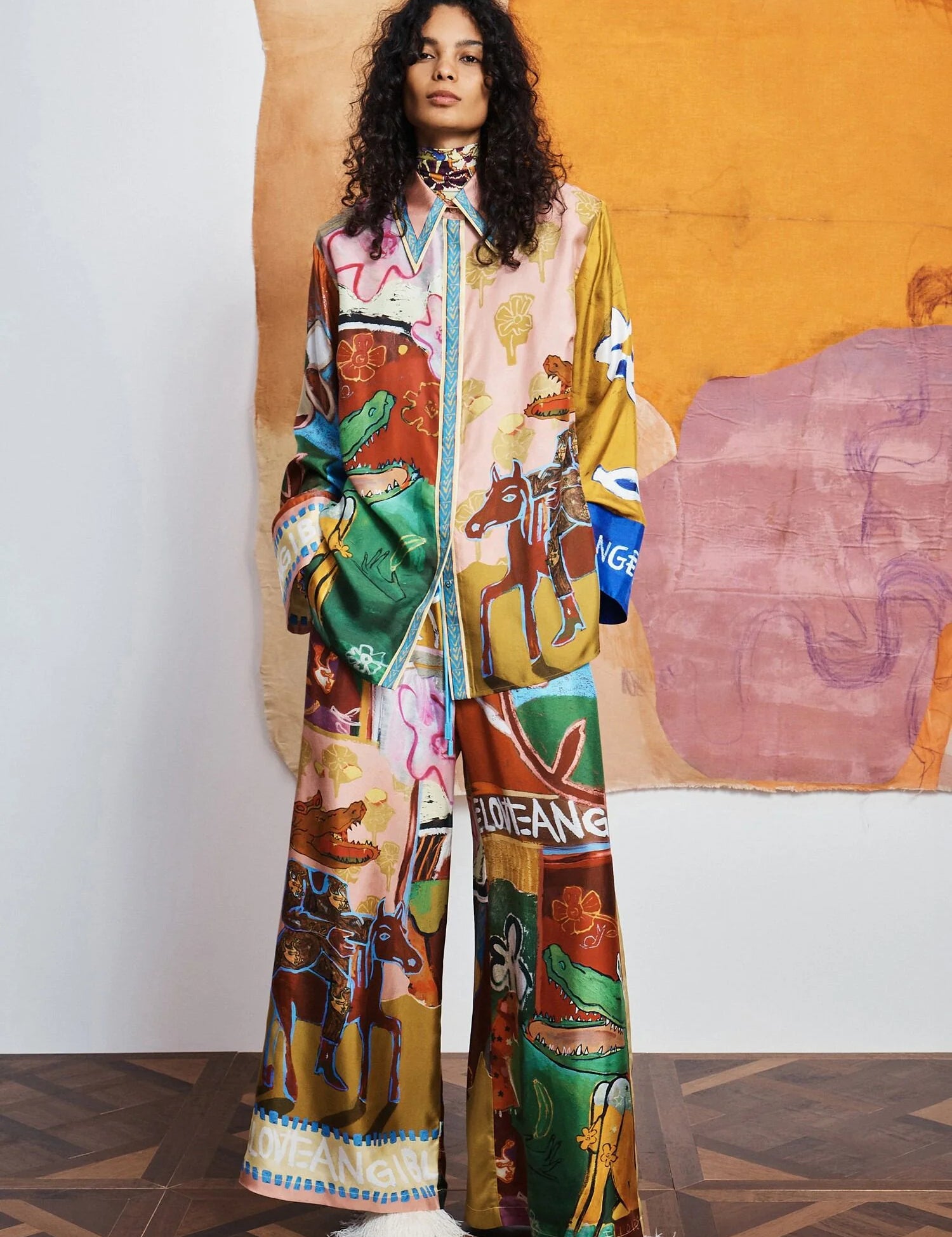 Mlak Silk Pant Alemais