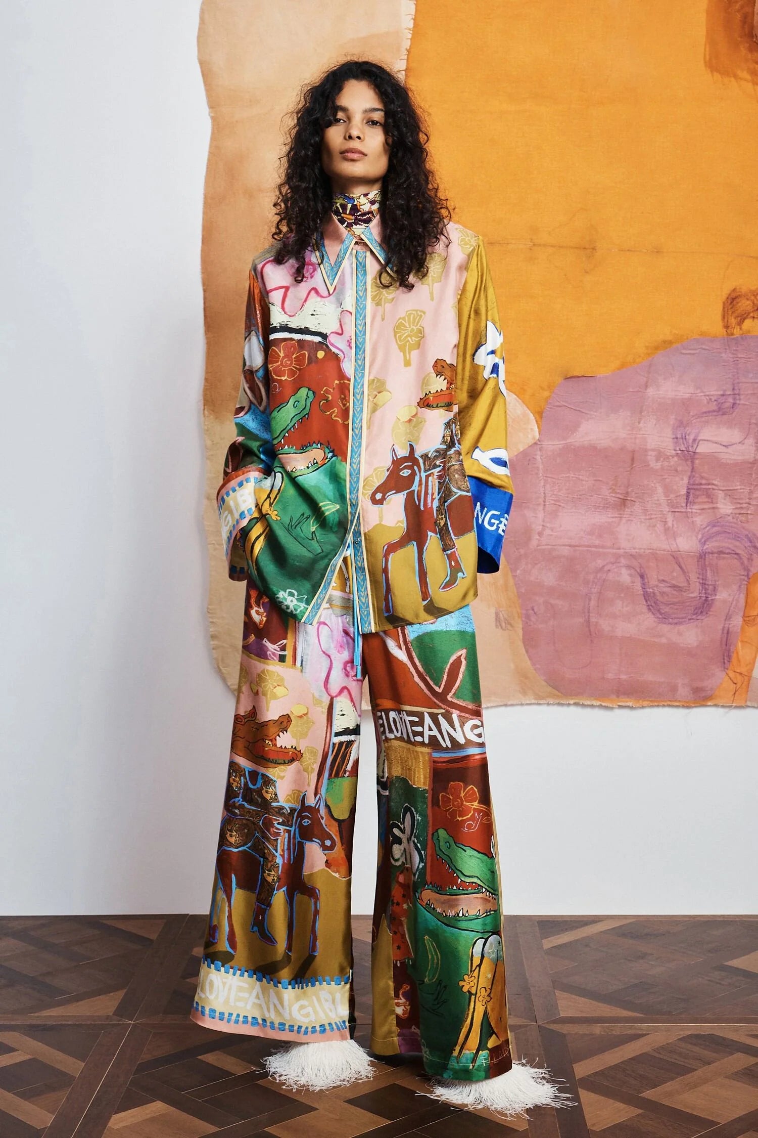 Mlak Silk Pant Alemais