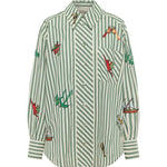 Bisou Embroidered Long Sleeve Shirt Alemais