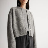Abigail Knit Cardigan in Grey Marle Elka Collective