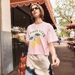 Lemon Dolce Vita Boxy Tee Maku