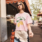 Lemon Dolce Vita Boxy Tee Maku
