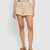 Evie Denim Shorts in Sand Kivari