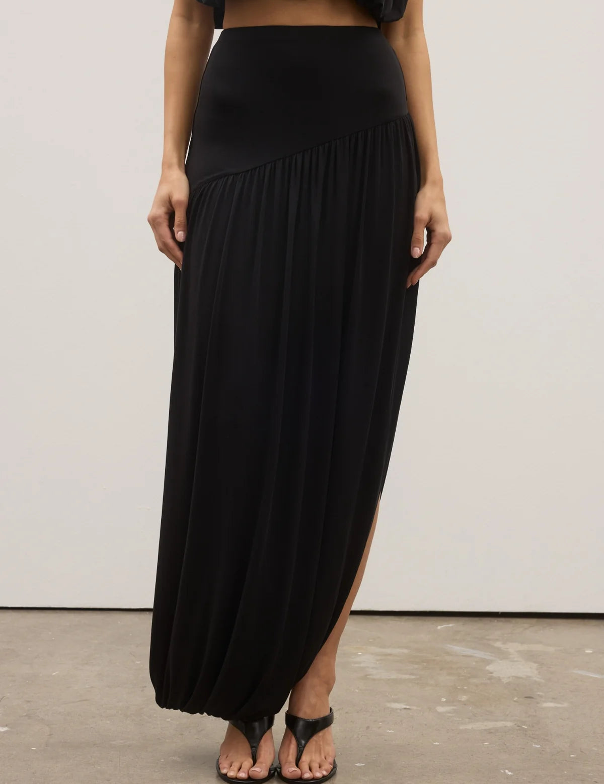 Contessa Skirt in Black Cloth Lifestyle Boutique