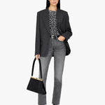Cohen Tee in Grey Leopard Anine Bing