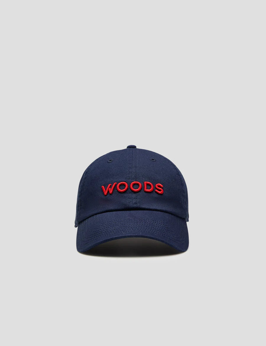 Woods Cap in Navy/Red Viktoria + Woods