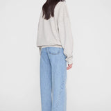 Miles White Leopard Sweatshirt ANINE BING