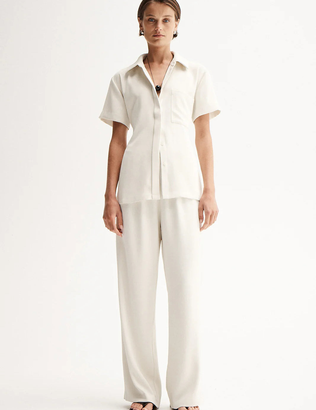 Edra Pant in Ecru Elka Collective