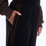 Valentina Pant in Black/Brown