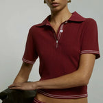 Masquerade Polo in Red Viktoria + Woods
