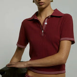 Masquerade Polo in Red Viktoria + Woods
