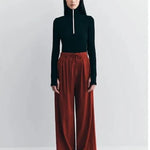 Summit Rib Turtleneck in Black Viktoria + Woods