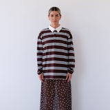 Winnie Polo in Chocolate Stripe Mabel