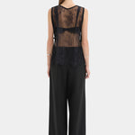Ingrid Lace Top in Black Sir.