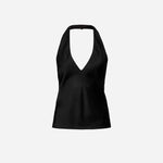 Evian Halter Top in Black Viktoria + Woods