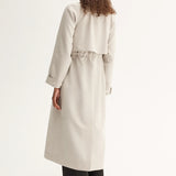 Nova Trench Coat in Pebble Elka Collective
