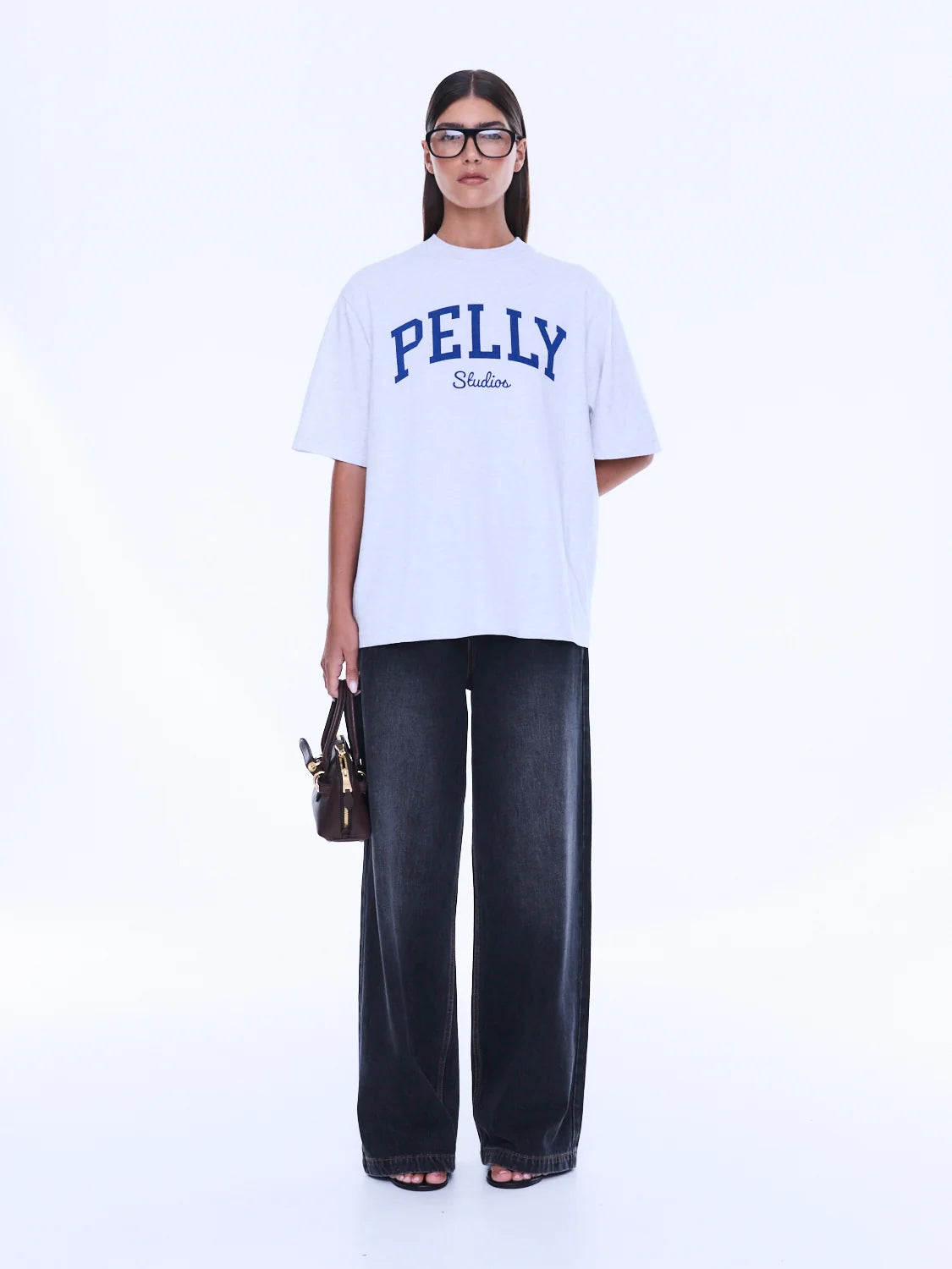 Sophia Relaxed Tee in Washed Grey (Copy) Ena Pelly