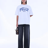 Sophia Relaxed Tee in Washed Grey (Copy) Ena Pelly