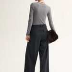 Sierra Top in Charcoal Marle Elka Collective