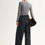 Sierra Top in Charcoal Marle Elka Collective
