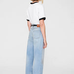 Jaylin Tee Paris in Ivory Anine Bing