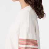 Boxy Rib Insert L/S T-Shirt BASSIKE