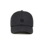 Jeremy Baseball Cap in Grey Wool Anine Bing