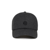 Jeremy Baseball Cap in Grey Wool Anine Bing
