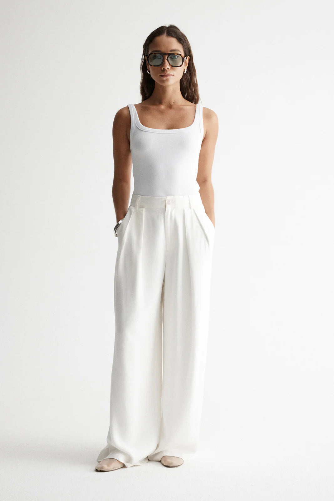 Marbella Pant in White