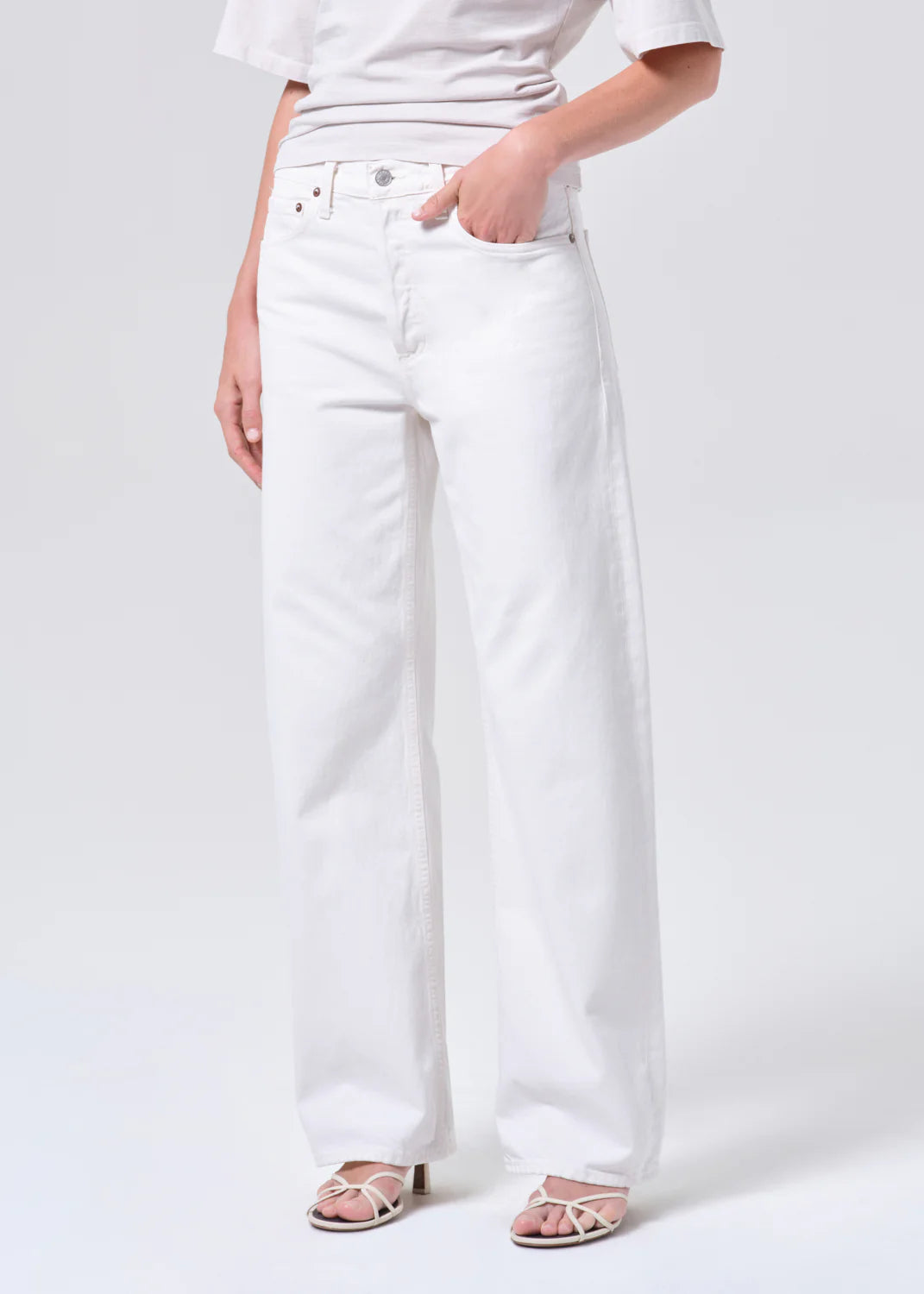 Arc Jean 32 in Chalk White AGOLDE