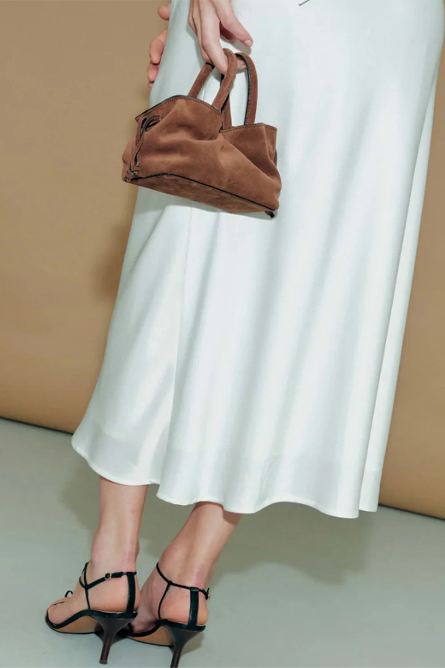 Brown Suede Mila Mini Tote Rylan