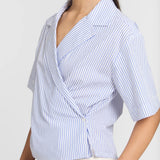 Zion Shirt in Stripe Viktoria + Woods