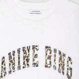 Walker Tee in Ivory and Leopard